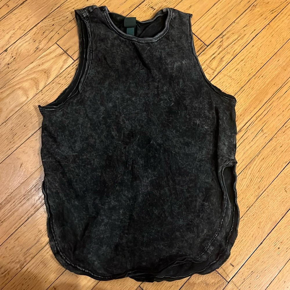 Target Wild Fable split side curve hem grungy tank